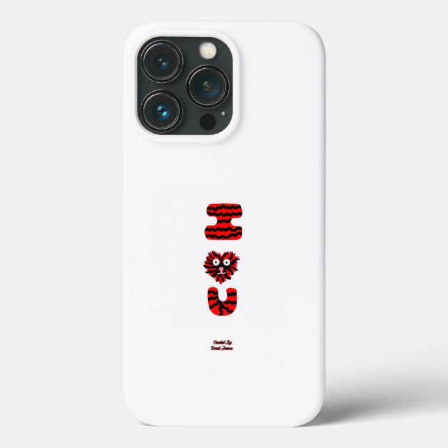 Funda De Case-Mate Para iPhone I Fuzzy U Apple iPhone 13 Pro Funda (Reverso )