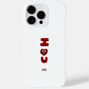 Funda Para iPhone 14 Pro Max De Case-Mate I Fuzzy U Apple iPhone 14 Pro Max Funda