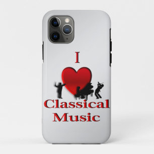 Funda Para iPhone 11 Pro I Heart Classical Music
