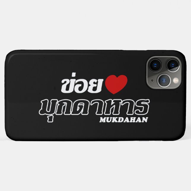 Funda De Case-Mate Para iPhone I Heart (Love) Mukdahan, Isan, Tailandia (Reverso (horizontal))