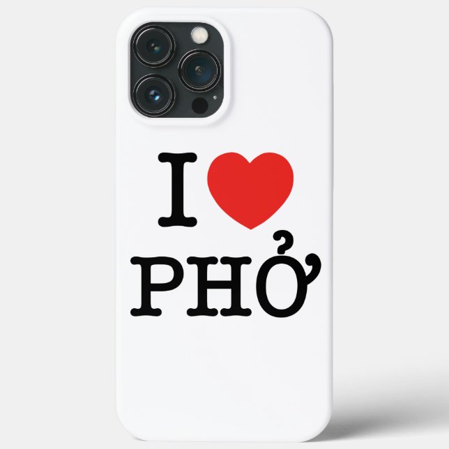 Funda De Case-Mate Para iPhone I Heart (Love) Pho (Reverso )