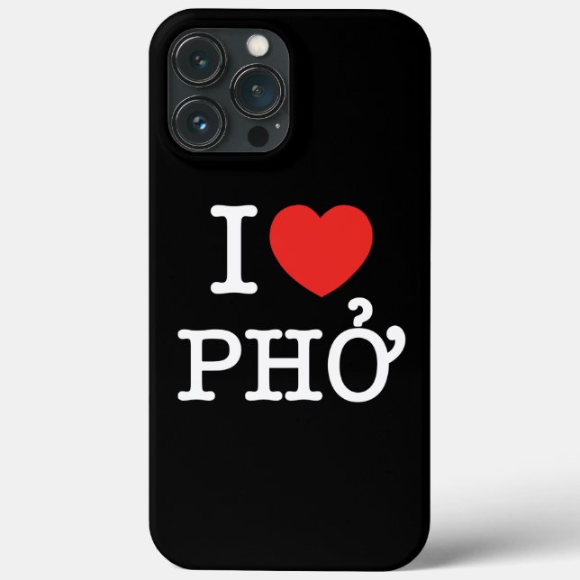 Funda De Case-Mate Para iPhone I Heart (Love) Pho (Reverso )
