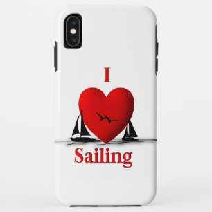 Funda Para iPhone XS Max I Heart Sailing