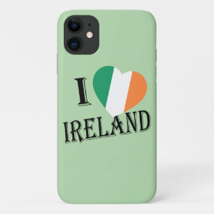 Funda Para iPhone 11 I Heartflag Irlanda bk ipht
