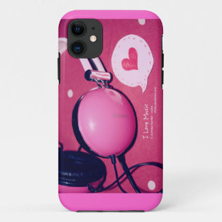 Funda Para iPhone 11 I Love Music