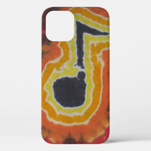 Funda Para iPhone 12 I Love Music Notes Tie Dye