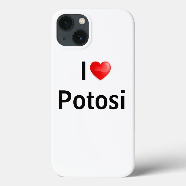 Funda De Case-Mate Para iPhone I love Potosi (Reverso)