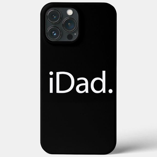 Funda De Case-Mate Para iPhone i Papá (iDad) (Reverso )