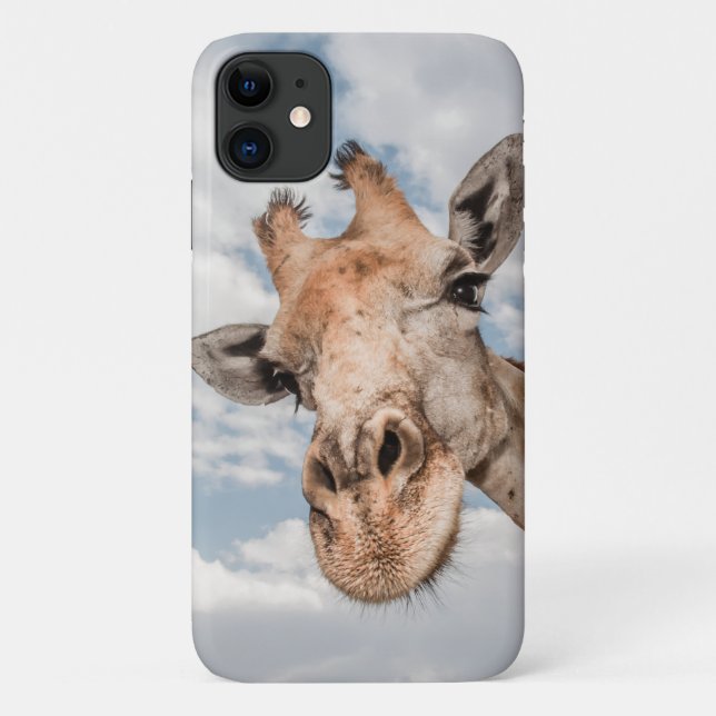 Funda De Case-Mate Para iPhone I Phone Case con Giraffe Face (Reverso)