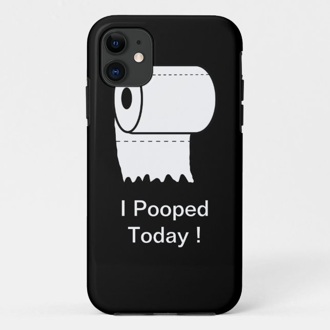 Funda De Case-Mate Para iPhone ¡I Pooped hoy! caso del iPhone (Reverso)