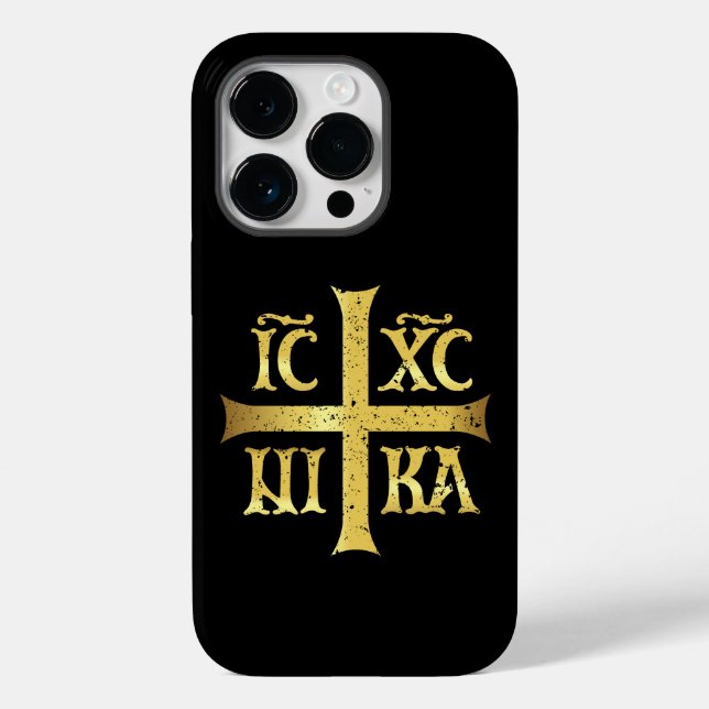 FUNDA DE Case-Mate PARA iPhone IC XC NIKA JESUS CHRIST CONQUISTA (Reverso )