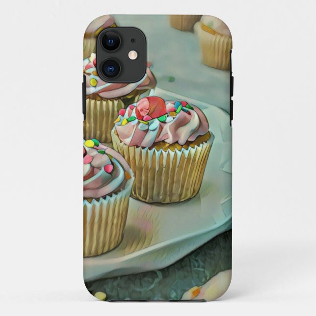 Funda De Case-Mate Para iPhone Ice cream cake (Reverso)