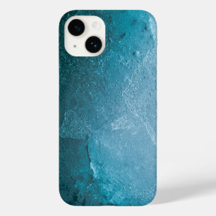 Funda Para iPhone 14 De Case-Mate Ice de color turquesa claro