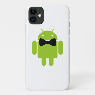 Funda Para iPhone 11 Icono de Robot Android de Estilo Formal