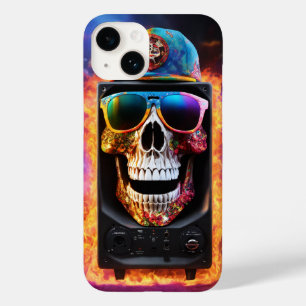 Funda Para iPhone 14 De Case-Mate Icono de rock de cráneo y cruz