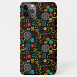 Funda Para iPhone 11 Pro Max Iconos coloridos del Casino