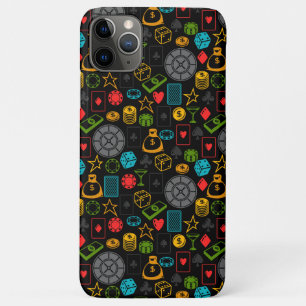 Funda Para iPhone 11 Pro Max Iconos coloridos del Casino