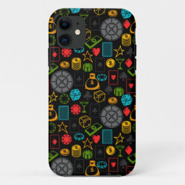 Funda Para iPhone 11 Iconos coloridos del Casino