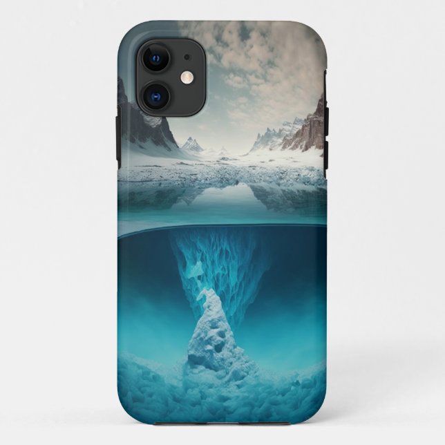 Funda De Case-Mate Para iPhone Icy Mountain View (Reverso)