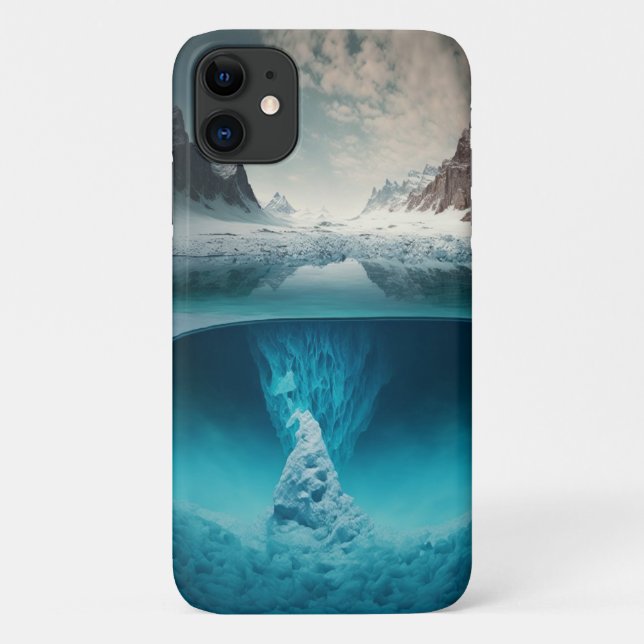 Funda De Case-Mate Para iPhone Icy Mountain View (Reverso)