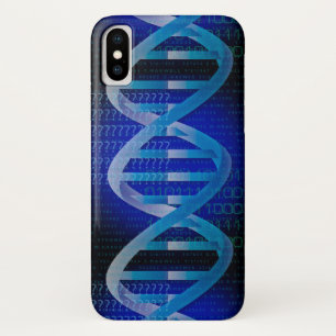 Funda Para iPhone X ID de ADN Azul