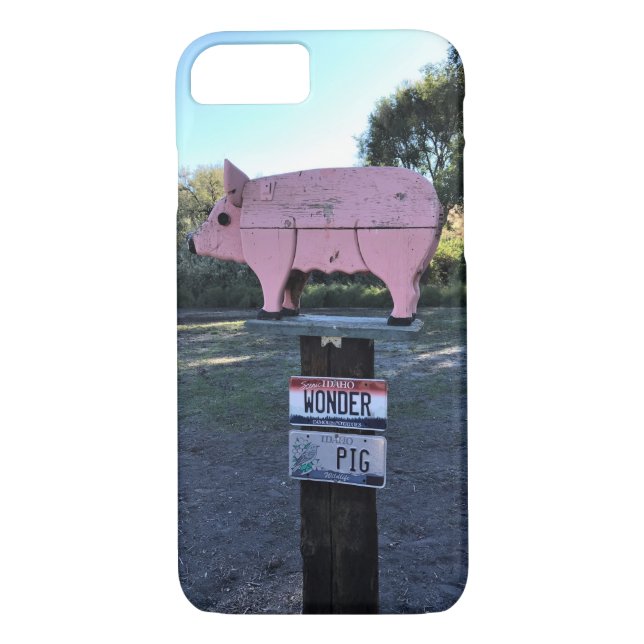 Funda De Case-Mate Para iPhone Idaho Wonder Pig, Gracioso (Reverso)