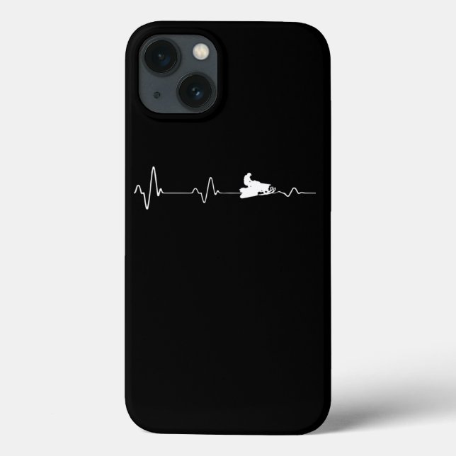 Funda De Case-Mate Para iPhone Idea de regalo para moto de nieve para motos de ni (Reverso)