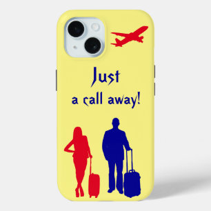 Funda Para iPhone 15 Ideas de regalo "Mantente en contacto"