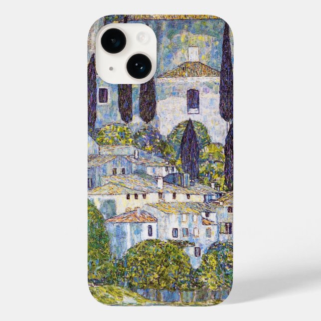Funda De Case-Mate Para iPhone Iglesia de Cassone, Gustav Klimt (Reverso )