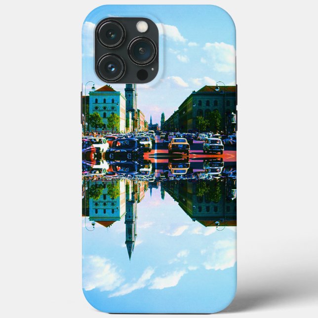 Funda De Case-Mate Para iPhone Iglesia de la Universidad de Munich ludwigstraße (Reverso )