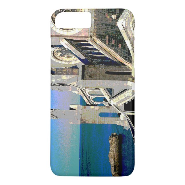 Funda De Case-Mate Para iPhone Iglesia frente al océano (Reverso)