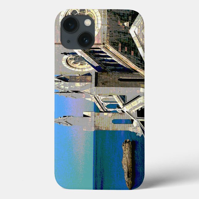 Funda De Case-Mate Para iPhone Iglesia frente al océano (Reverso)