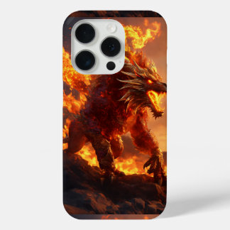 Funda Para iPhone 15 Pro Ignorar tu estilo: Creatura mítica del fuego