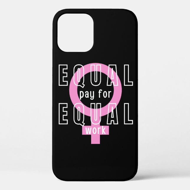 Funda De Case-Mate Para iPhone Igualdad De Remuneración Para Mujeres Feministas D (Reverso )