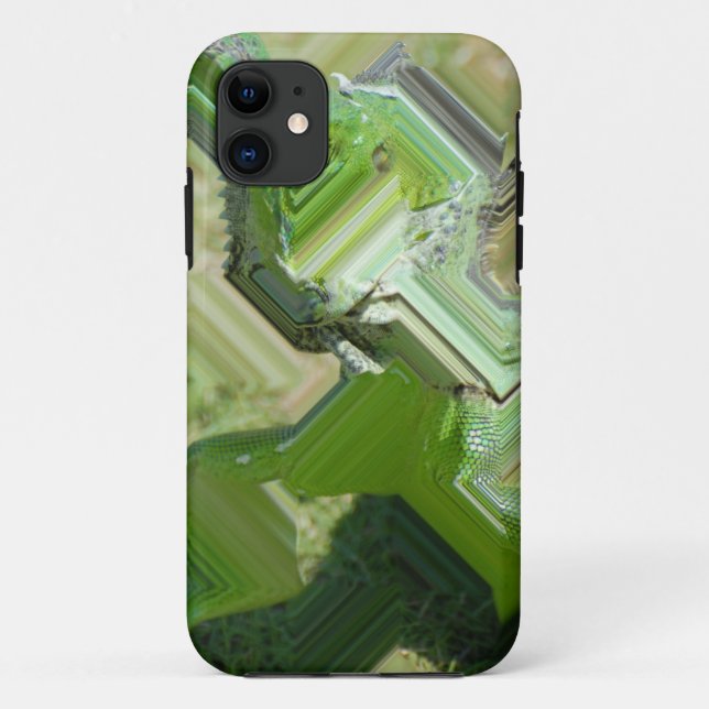 Funda De Case-Mate Para iPhone Iguana verde (Reverso)
