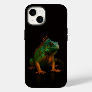 Funda Para iPhone 14 De Case-Mate Iguana Verde, Negro 4 Luxe iPhone 14 Mate