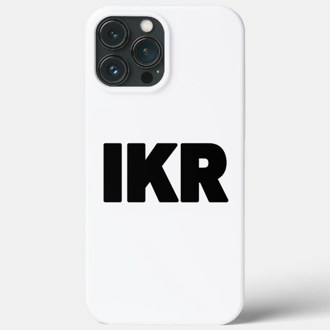 Funda De Case-Mate Para iPhone IKR | Jerarquí de texto (Reverso )
