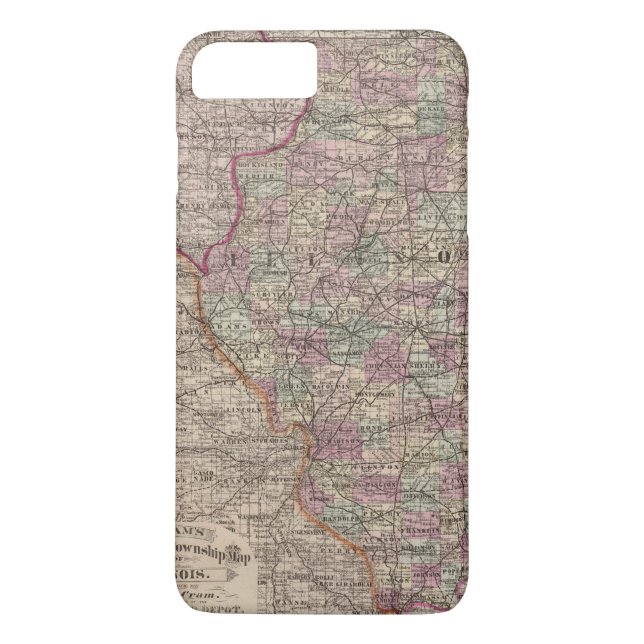 Funda De Case-Mate Para iPhone Illinois 10 (Reverso)