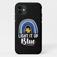 Ilumina de Azul Arcoíris Conciencia del Autismo Fa