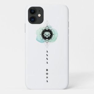 Funda Para iPhone 11 *~* Iluminación sagrada del símbolo Lotus Moon
