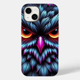 Funda Para iPhone 14 De Case-Mate Iluminar tu estilo con la lechuza Neon