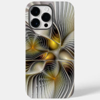 Ilusión óptica abstracta fractal 3D con profundida