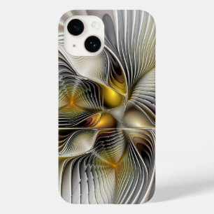 Funda Para iPhone 14 De Case-Mate Ilusión óptica abstracta fractal 3D con profundida