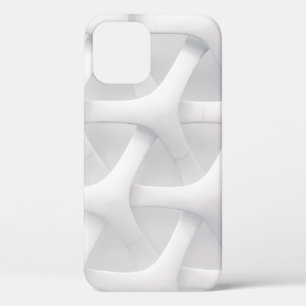 Funda Para iPhone 12 Ilusión óptica blanca y gris
