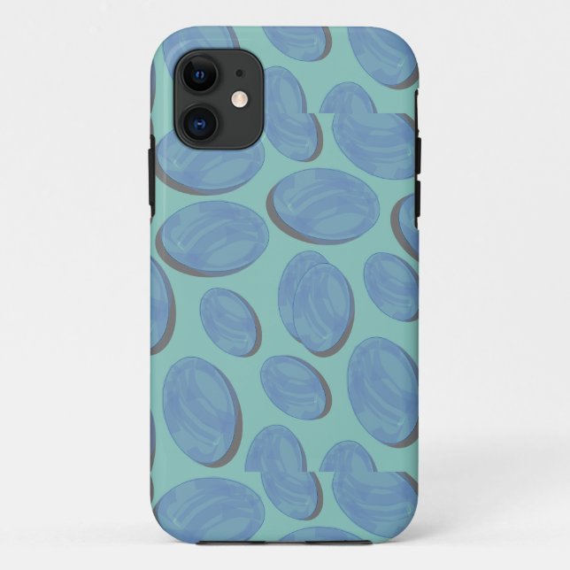 Funda De Case-Mate Para iPhone Ilustracion 3D con caídas de lluvia (Reverso)