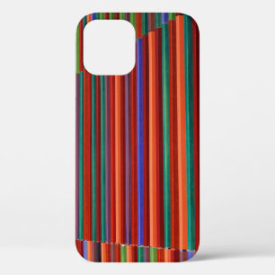 Funda Para iPhone 12 Ilustracion a rayas multicolor
