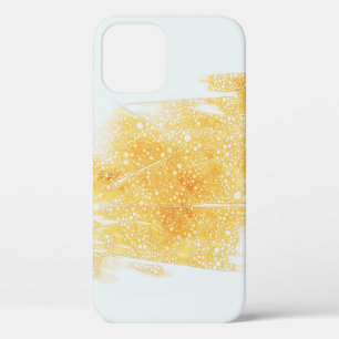 Funda Para iPhone 12 Ilustracion amarillo y blanco