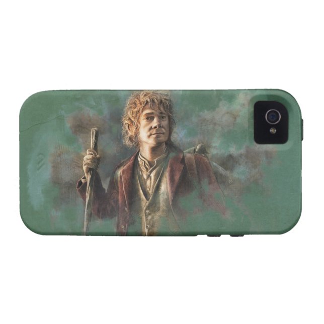 FUNDA DE Case-Mate PARA iPhone ILUSTRACION BILBO BAGGINS™ (Reverso Horizontal)
