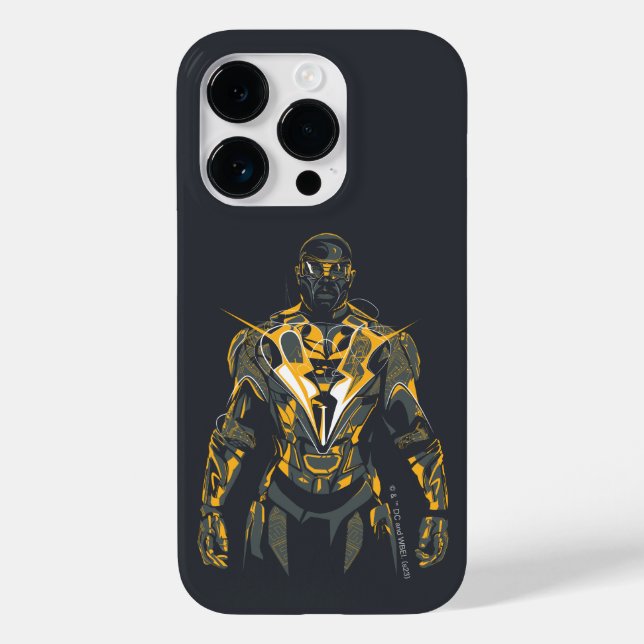 Funda De Case-Mate Para iPhone Ilustracion Black Lightning (Reverso )