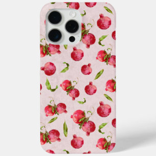 Funda Para iPhone 15 Pro Max Ilustración botánica de granada dibujada a mano